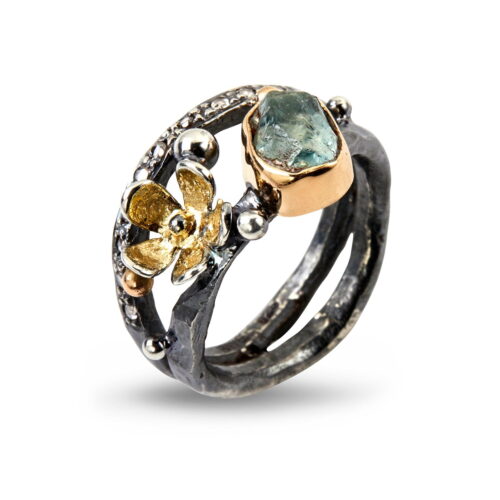 Ring Dubeca Aqua Blume