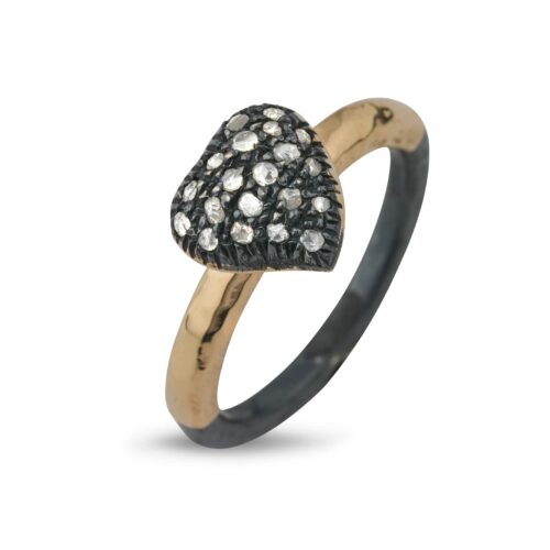 Ring Victoria Herz Pavé