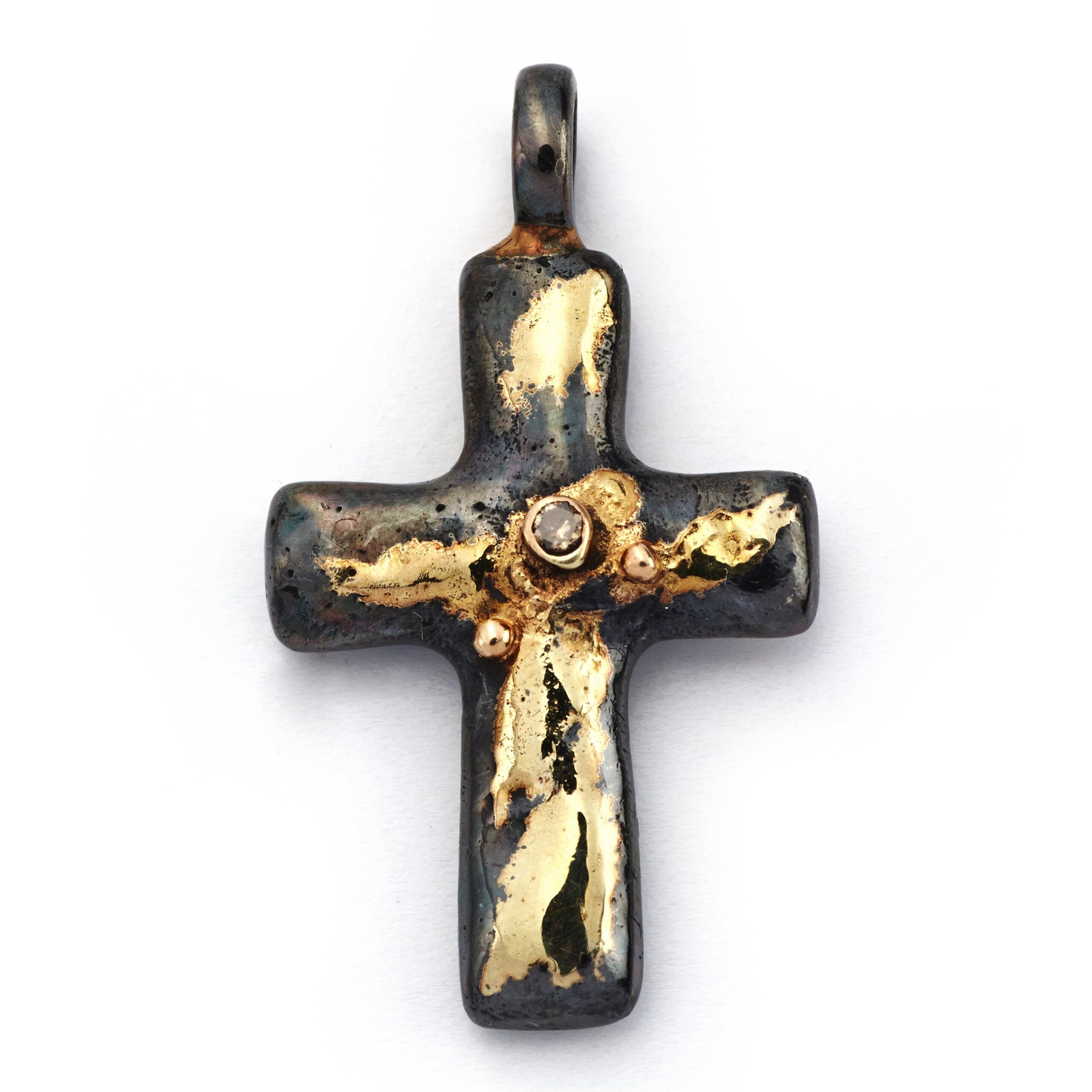 Newspaper Kreuz Anhänger (S)